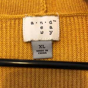 Mustard Color Cardigan